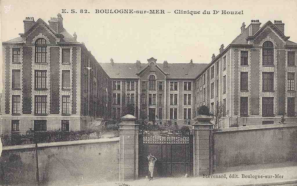 carte, postale, boulogne, sur